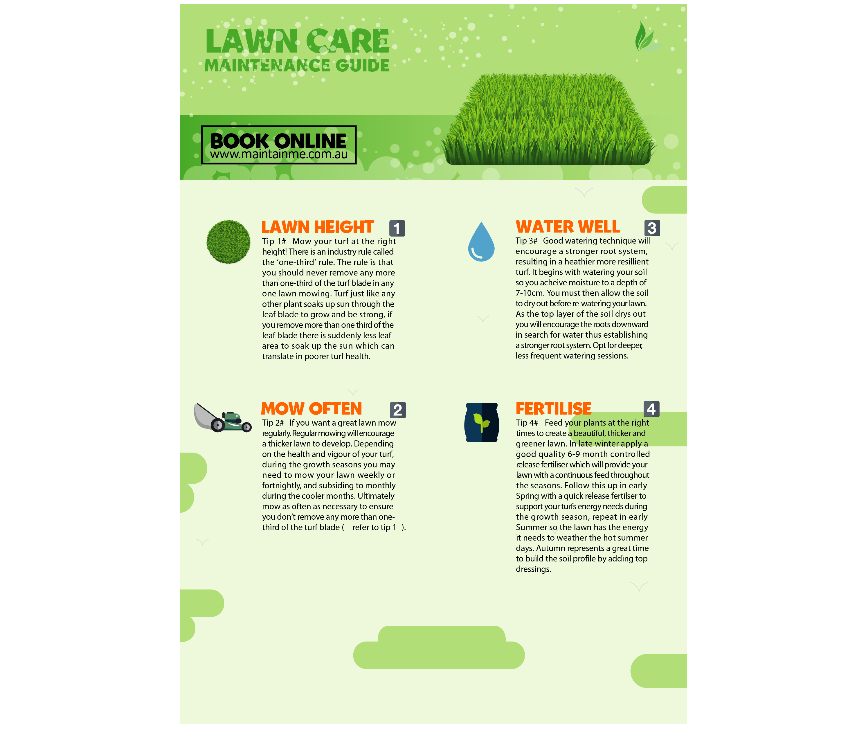 Lawn care guide
