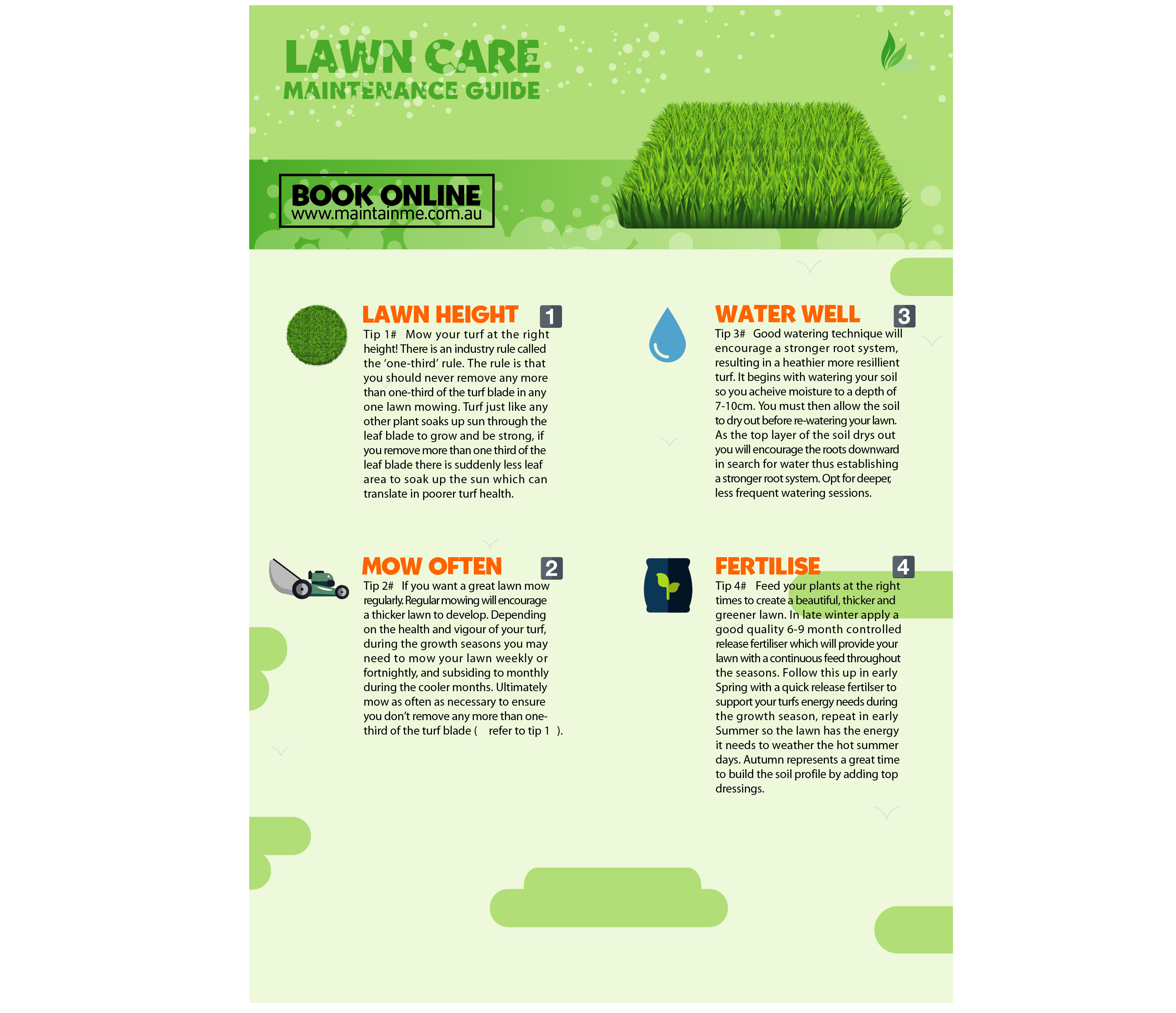 Your ultimate guide to lawn care Maintain Me